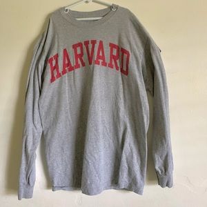 Grey Harvard long sleeve t-shirt